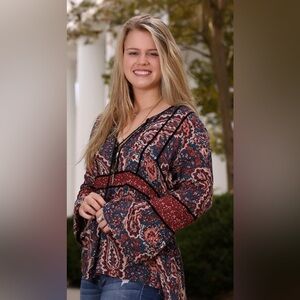 43. 🥳 AE Boho Peasant Blouse